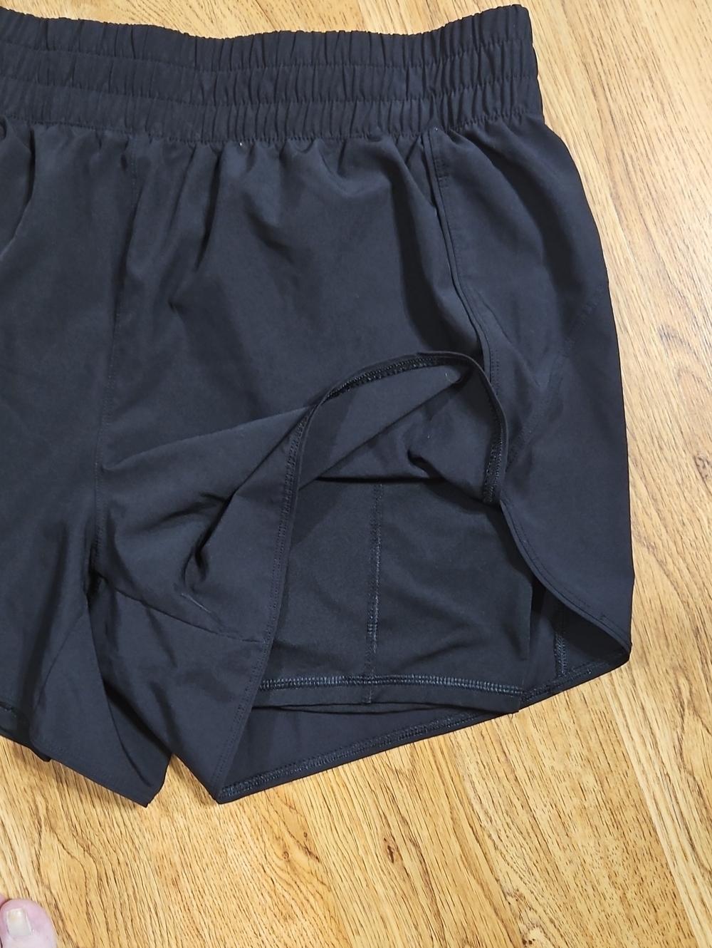 Avia Women's Black Elastic-Waist Athletic Shorts - Picture 2 of 4